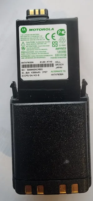 NNTN7033A Motorola Battery, IMPRES Li-Ion 4300 mAh IP67 FM Battery. APX NNTN7033