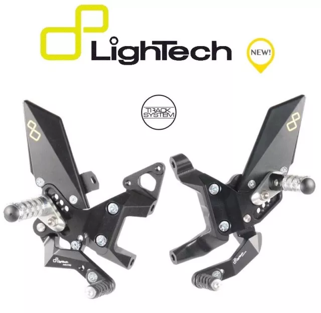 LIGHTECH Fußrasten Verstellbar Kugelgelenk Fest Ducati Panigale 1199 2012-2013