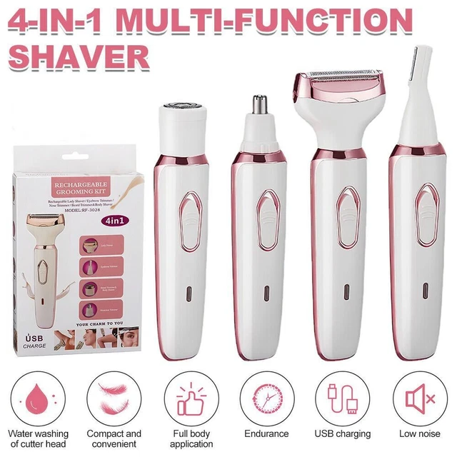 Cuchilla de afeitar depiladora brazo removedor de pelo facial afeitadora eléctrica
