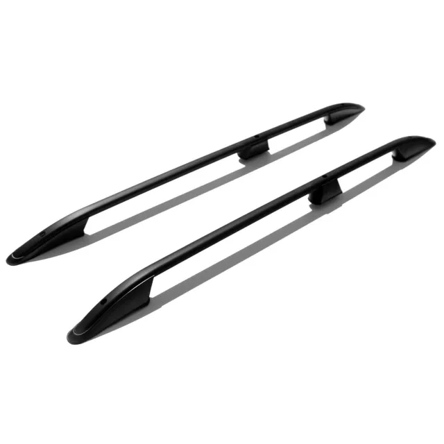 Barres de toit longitudinales pour Peugeot Partner Tepee 2008-2018 Alu Noir