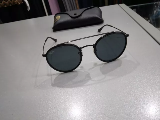 Ray-ban Rb3647-n Tg51 Montatura Nero Lenti Nere Ottime Condiz.Occhiali  R243