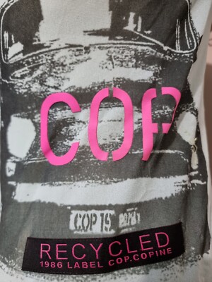 Cop Copine : Superbe Tee Shirt Vintage Tatoo Mesh Bi Matiere Modele Kart