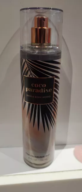 Bath & Body Works Coco Paradise Fine Fragrance Mist Spray 8.Oz New