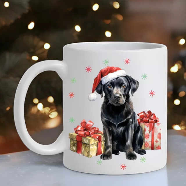 Pet Dog Mug, Christmas  Labrador Retriever - Ideal Christmas Gift