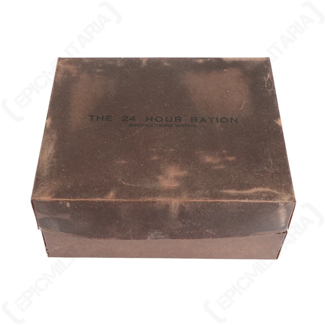 WW2 BRITISH 24 Hour Ration Box - Military Army Field Gear Reproductions ...
