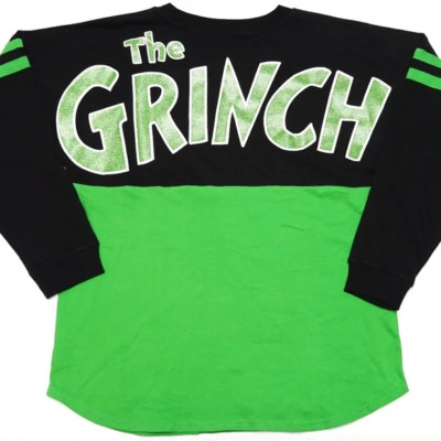 UNIVERSAL STUDIOS DR. Seuss The Grinch Wingback Long-Sleeve T-Shirt L £