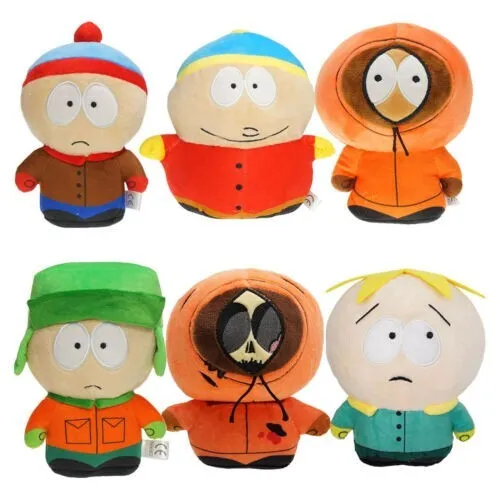 18cm South Park Cartoon Plush Toys Kyle Kenny Cartman Butters Plush- FAST SHIP