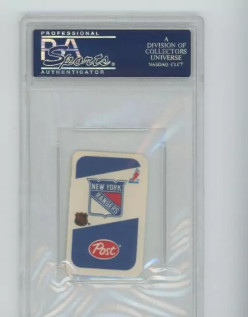Dave Maloney 1982 Post Cereal#26 PSA 9 New York Rangers NHL Ice Hokey 2