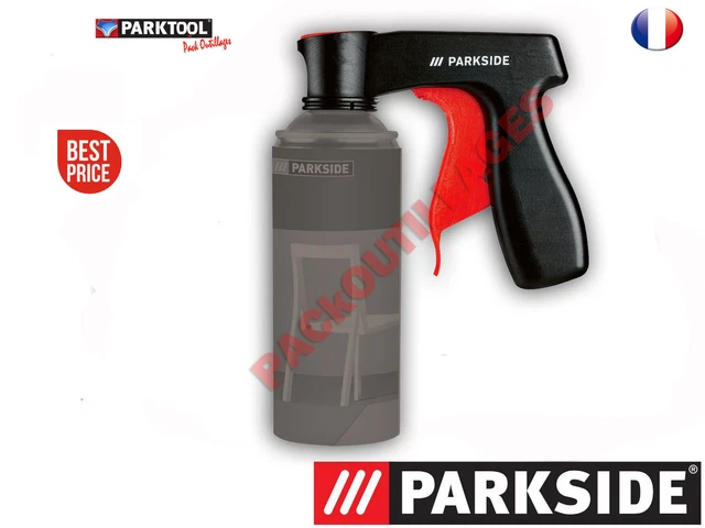 Lot De 2 Poignées Pour Bombe De Peinture - Support Aérosol - Ergonomique - Noir/Rouge