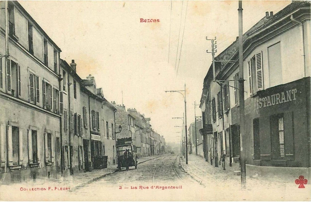 CPA 94 Env. Argenteuil Villiers-Adam TAVERNY La Halte