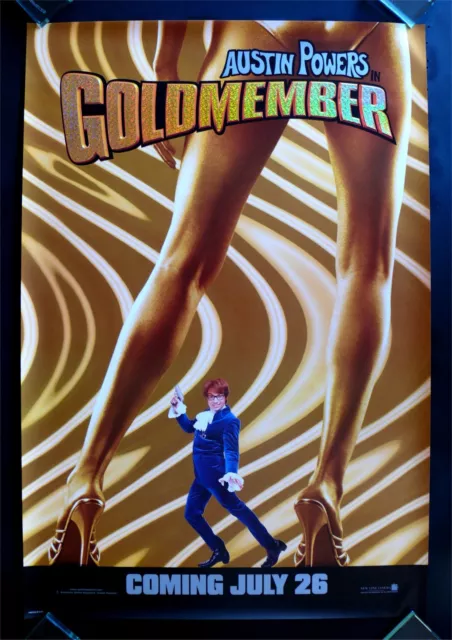 Austin Powers * Goldmember Cinemasterpieces Advance Ds 1Sh Original Movie Poster