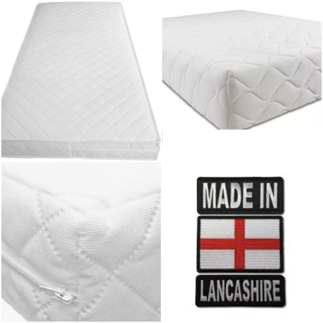 Soft Cushy Cot Bed Mattress 160 x 80 / 160x70 (24/48 Hour Delivery)** Made in UK