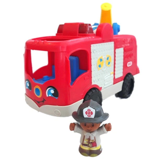 FISHER-PRICE FIRE TRUCK Toy With Sounds and Figure Helping Others £9.99 ...