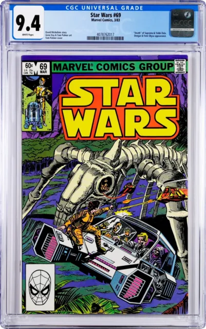 Star Wars #69 CGC 9.4 (Mar 1983, Marvel) Michelinie, Fenn Shysa, 1st Mythosaur