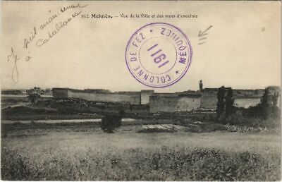 CPA AK Meknes - Vue de la Ville et des Murs d'Enceinte MAROC (1082909)