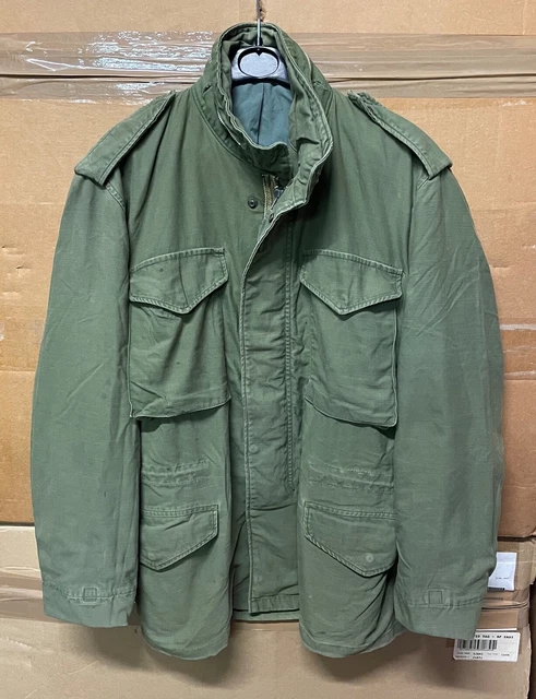 New U.S. Military M65 Field Jacket Liner New M-65 Quilted OD,Size