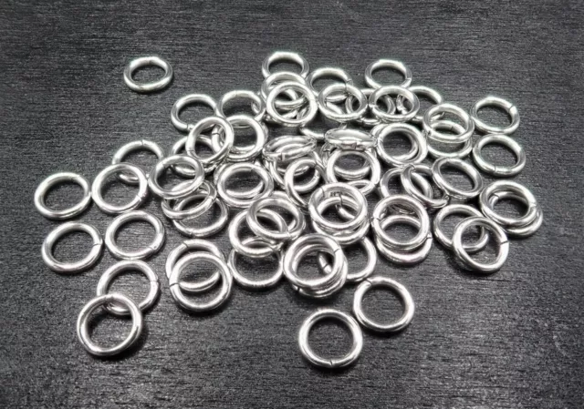 6mm x 1mm Binderinge Biegeringe 304 Edelstahl 10 -2000 Stück SB 535