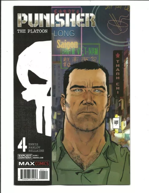Punisher The Platoon #4 Garth Ennis Goran Parlov Nmt 1St Print Marvel Max 2018