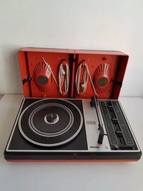 Tourne disque portable Philips stereo 380