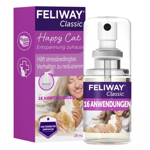 Spray de transport Feliway Classic 20 ml spray de voyage / spray pompe (522,50 € / L)