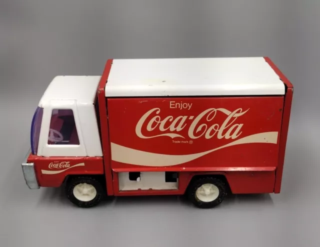 Buddy L Coca Cola Delivery Truck Vintage Pressed Steel Collectible Toy