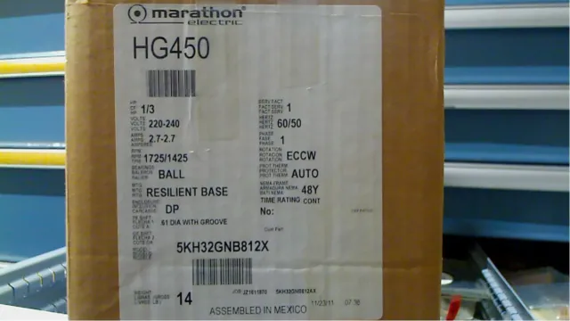 Marathon HG450 5KH32GNB812X Coolant Pump 1/3 HP 220-240 V 1725/1425 RPM freeship