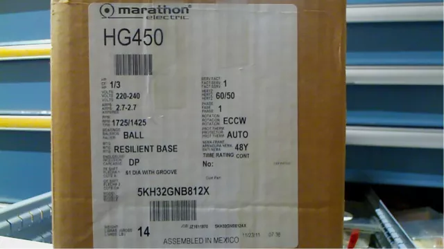 Marathon HG450 5KH32GNB812X Coolant Pump 1/3 HP 220-240 V 1725/1425 RPM freeship