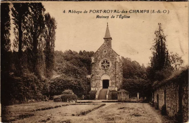 CPA AK Abbaye de PORT-ROYAL-des-CHAMPS - Ruines de l'Église (353171)