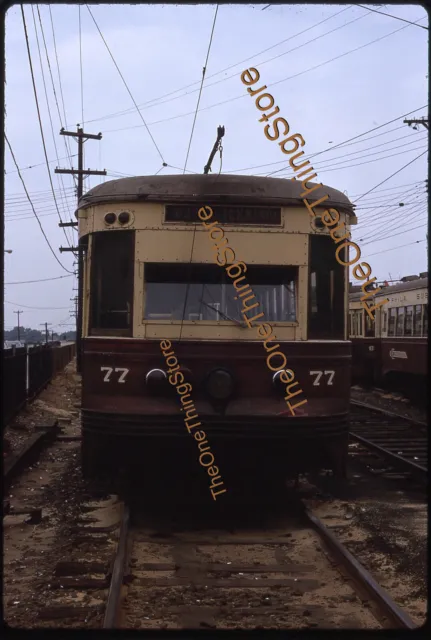 Philadelphia Trolley PST 1960s 35mm Slide Kodachrome Original 77