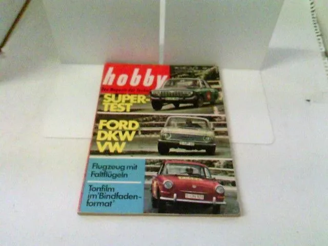 Hobby - das Magazin der Technik - Heft 1965/02 Super-Test Ford DKW VW u.v.m. Div