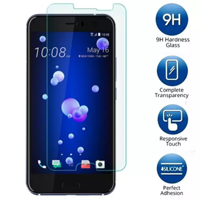 Tempered Glass Screen Protector Guard Shield Cover Saver Armor For HTC U 11