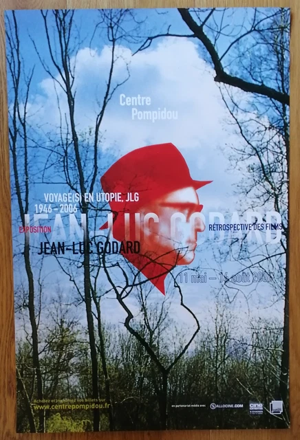 JEAN-LUC GODARD voyage en utopie 1946-2006 affiche cinema originale roulé