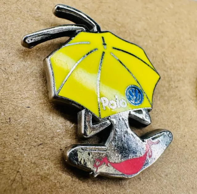 Volkswagen Polo Golf Car Bikini Woman Umbrella Promo Lapel Hat Pin AC