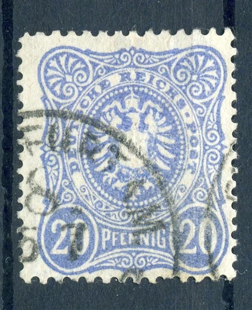 882252) DR Krone-Adler Nr. 42 aa gestempelt, geprüft Zenker