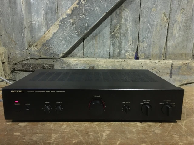 Ampli Intégré Vintage Rotel RA-611, 30W, Entrées RCA, Fonctionnel, Bon état