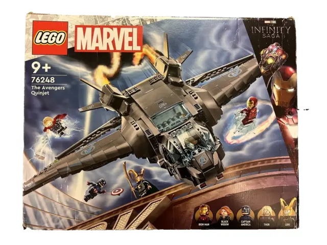 LEGO Marvel 76248 Der Quinjet der Avengers Bausatz NUR PACKUNG 2,3,6,7 in OVP