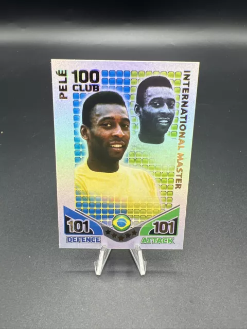 Match Attax England 2010 Pele 100 101 Hundred Club International Master #3