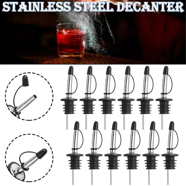Set beccucci per versamento liquore beccuccio bottiglia acciaio inox versatori polvere K