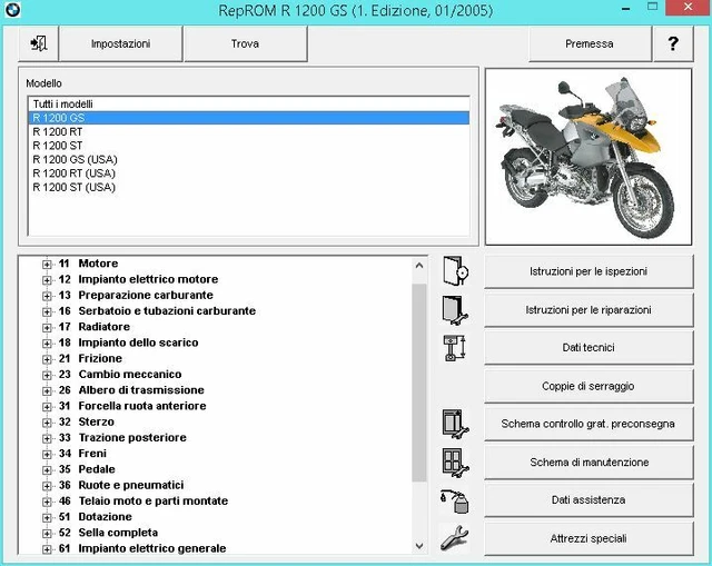 MANUALE OFFICINA BMW Motorrad Repair Manual 2005 R1200GS R1200RT