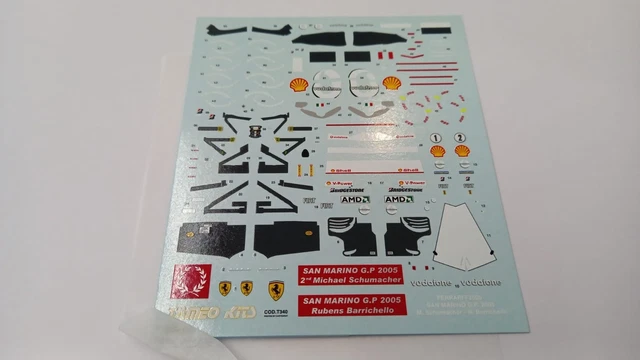 Miniature TAMEO TMK308 Ferrari F2002 GP San Marin 2002 - 1/43