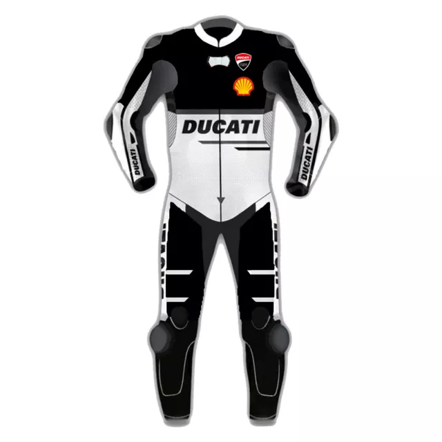 Ducati Motorcycle/Motorbike Biker Men Suit Cowhide Leather Racing Jacket Sports