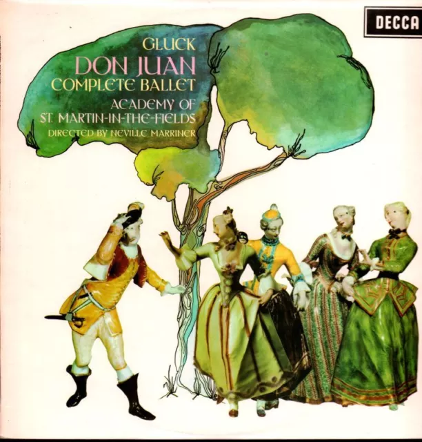 Gluck(Vinyl LP)Don Juan Complete Ballet/ Neville Marriner-Decca-LXT 633-VG+/Ex+