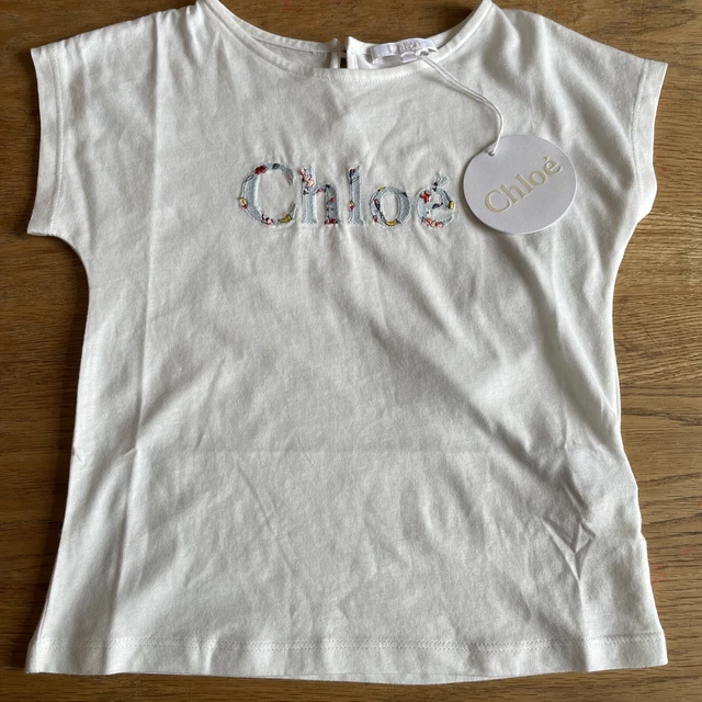 Chloé Girls T Shirt Age 6 (6A) Chloe Girl Short Sleeve BNWT New Designer T Shirt