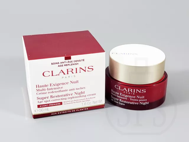 Crema de noche súper restauradora CLARINS 50 ml ***¡Lee!