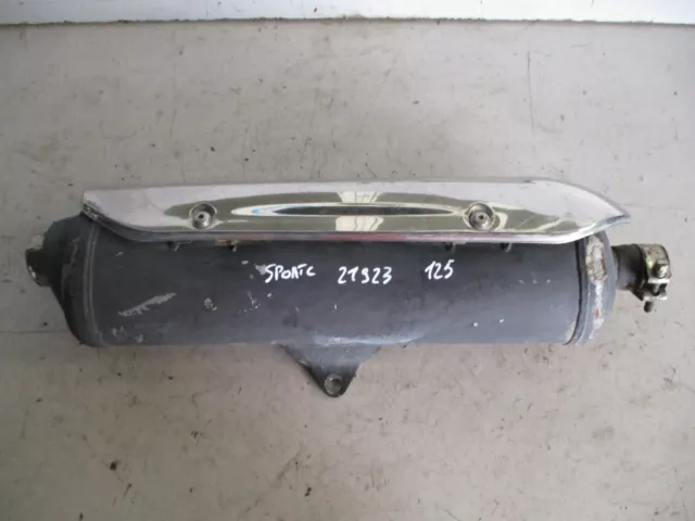 ZD41003 Marmitta Scarico Terminale Marmitte Aprilia Sportcity 125 2004 2007 2008