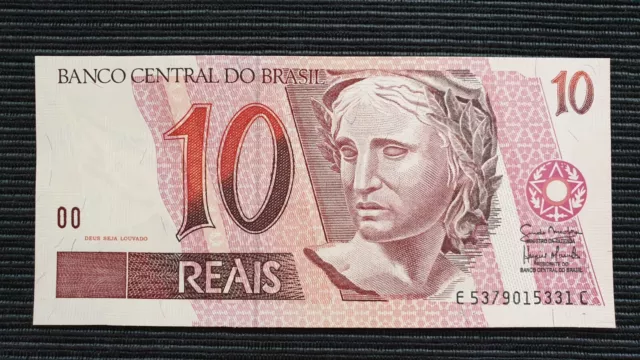 BRAZIL 10 Reais ND 1997 - 2012 P245Ak UNC Banknote