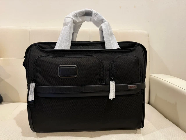 tumi alpha expandable organizer laptop brief