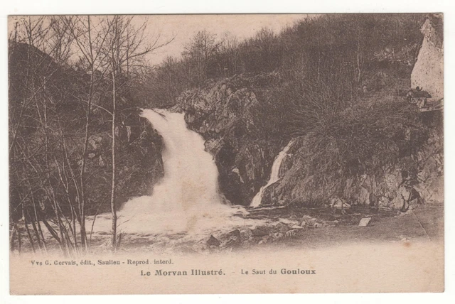 Cpa 58 - Le Saut Du Gouloux : Le Morvan Illustré (Nièvre) - Non Écrite