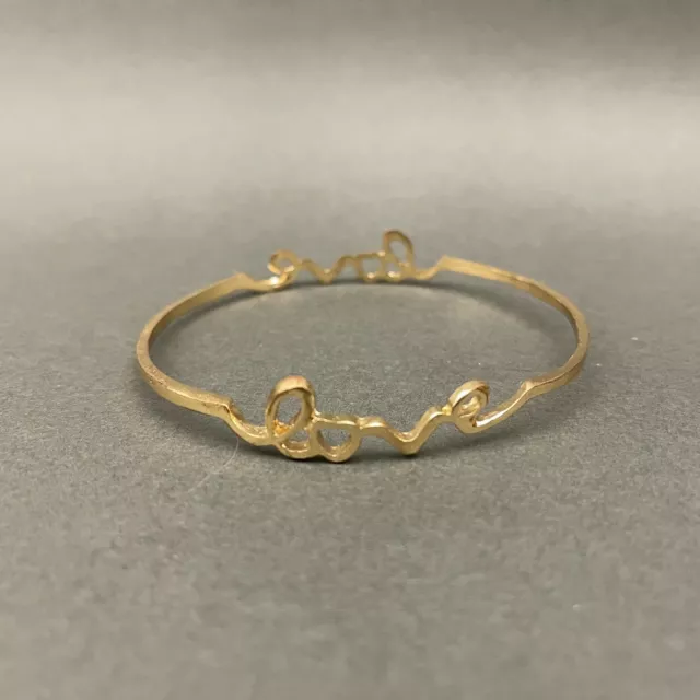 Gold-tone "LOVE" Women's Fashion Bracelet NWOT