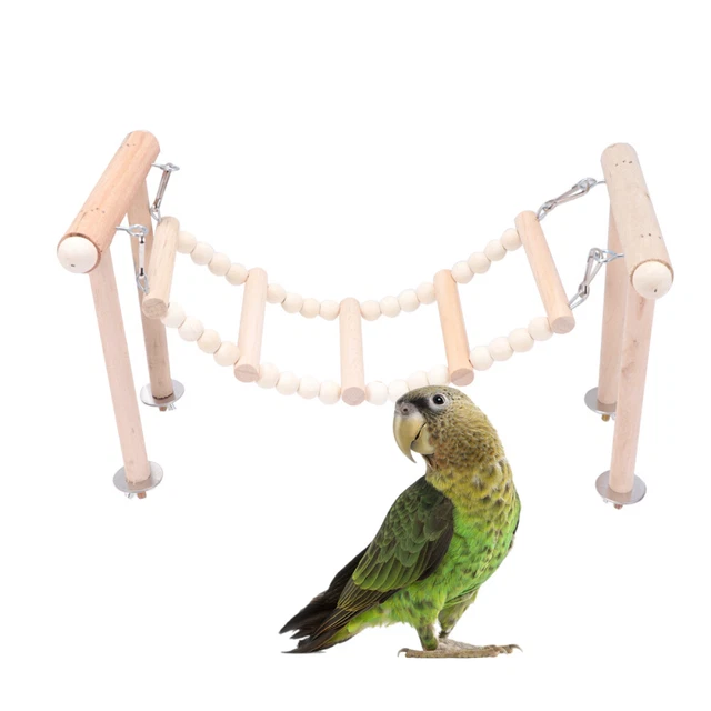 1Pc Vogelleiterbrücke accessories Papagei Schaukel Vogel Klettern Spielzeug